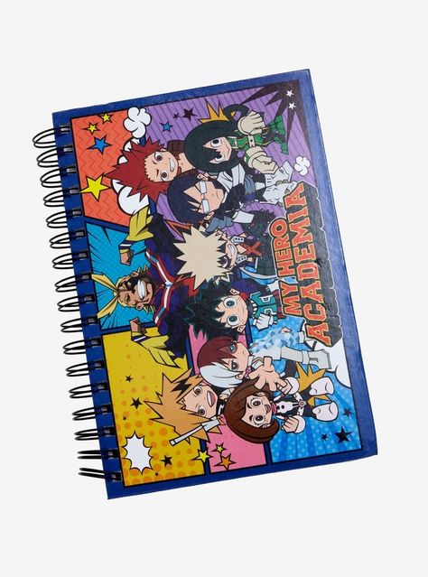 Mha Logo, Mha Outfits, Blue Lightsaber, Harry Potter Sorting Hat, My Hero Academia Merchandise, Groups Poster, Spiral Journal, Otaku Room, Cool School Supplies