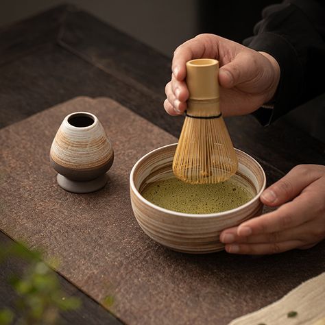 Matcha Tea Ceremony, Japanese Matcha Tea, Matcha Tea Set, Gaiwan Tea, Matcha Whisk, Tea Making, Matcha Set, Winter Tea, Bamboo Tea