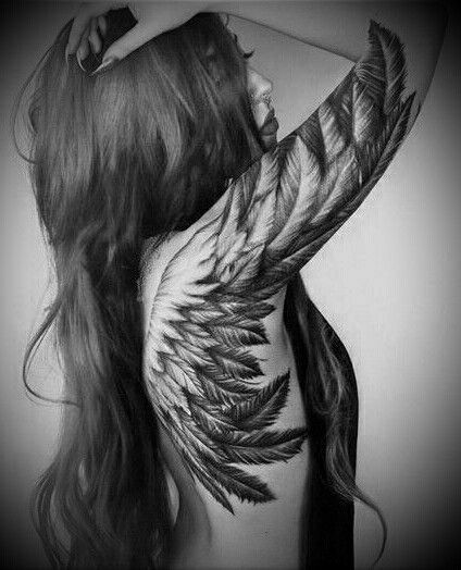 Wing Tattoos On Back, Tattoo Board, Tattoo Skin, Hip Tattoos Women, Leg Tattoos Women, Dope Tattoos For Women, Stylist Tattoos, Spine Tattoos, Wings Tattoo