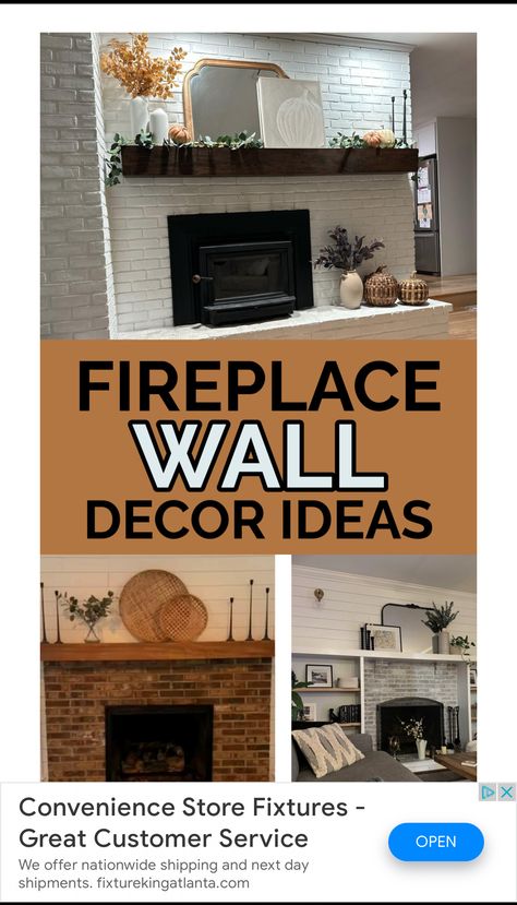 Year Round Mantle Decor, Hearth Decorating Ideas, Fireplace Wall Decor, Fireplace Decorating Ideas, Above Fireplace Decor, Farmhouse Fireplace Ideas, Fireplace Decorating, Cozy Modern Living Room, Mantle Decorating