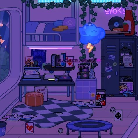 Preppy Room Toca Boca, Toca Boca Teen Boy Room Ideas, Toca Boca Boy Room Ideas, Miga World Room Ideas, Tocaboca Room Ideas, Toca Boca Teen Room Ideas, Room Ideas Goth, Toca Life World Room Ideas, Toca Life World Room