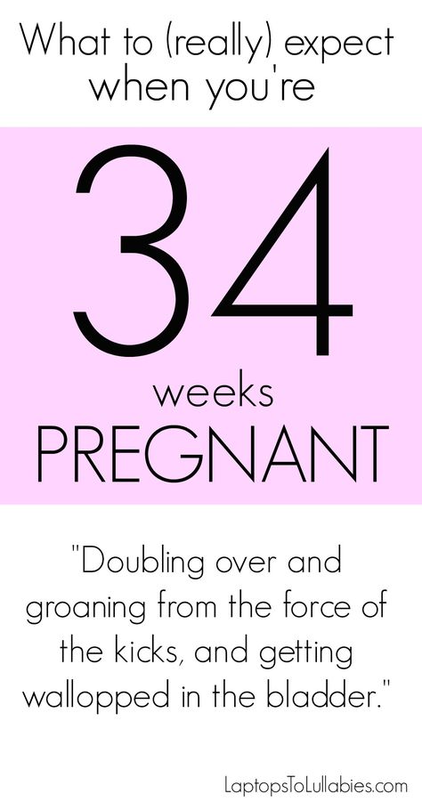 What to REALLY expect when you're 34 weeks pregnant. #week35 #pregnancy 34 Week Pregnancy, 32 Weeks Pregnant Quotes, 36 Weeks Pregnant Quotes, 29 Weeks Pregnant Quotes, 3 Weeks Pregnant, 34 Weeks Pregnant Quotes, 5 Weeks Pregnant Symptoms, 35 Weeks Pregnant, 16 Weeks Pregnant