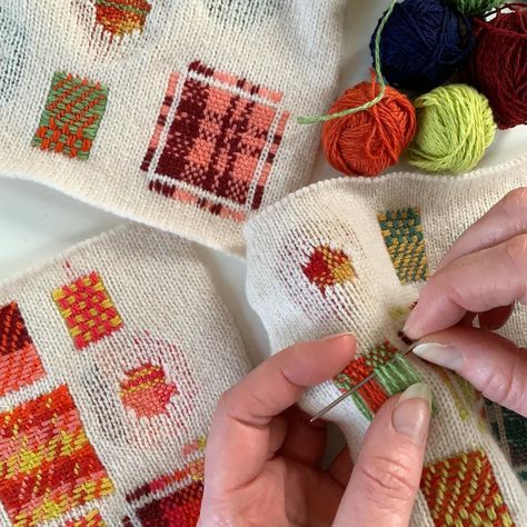 NEW WORKSHOP DATES! I have new dates for my online and in-person Introduction to Darning Workshop, and for my online Swiss Darning Workshop. Follow the link in my bio to book a place. Both darning and swiss darning are my essential knitwear repair skills, and I use them for pretty much all my repairs, sometimes combining them. For these workshops materials are provided so you can practice before starting your own project, but you can also bring you project to discuss, so that you leave... Mending Knitwear, Mending Stitches, Visible Mending Stitches, Swiss Darning, Make Do And Mend, Visible Mending, Creative Stuff, Quilt Stitching, Creative Projects