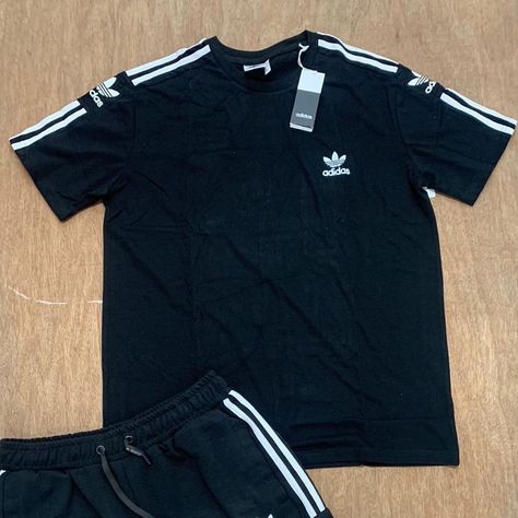 Brand New Mens Adidas Shirt And Shorts Matching Set Shorts Matching Set, Adidas Set, Mens Adidas, Shirt And Shorts, Adidas Shirt, Adidas Black, Black Adidas, Adidas Men, Matching Sets