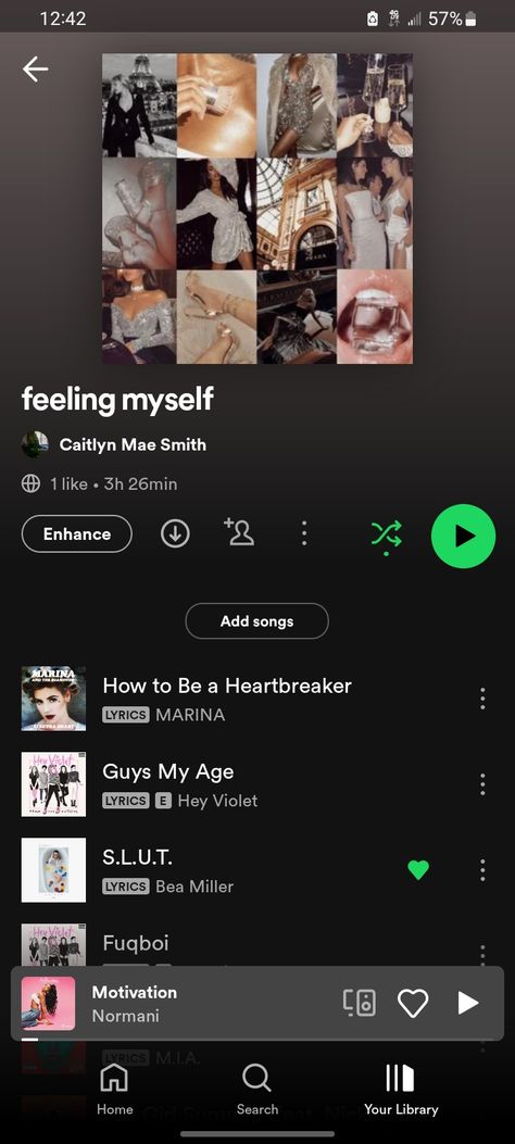 Feeling Myself Playlist Cover, Feeling Myself Playlist, Obsessed With Myself, Guys My Age, Hey Violet, Bea Miller, Feeling Myself, Fun List, Playlist On Spotify