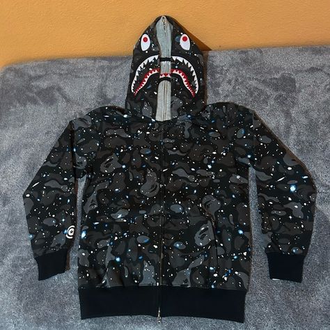 New BAPE Space Camo Shark Full Zip Double Hoodie
Black Multi Size M Double Hoodie, Bape Hoodie, Red Camo, New Space, Black Camo, Full Zip Hoodie, Black Hoodie, Zip Hoodie, Black Fashion