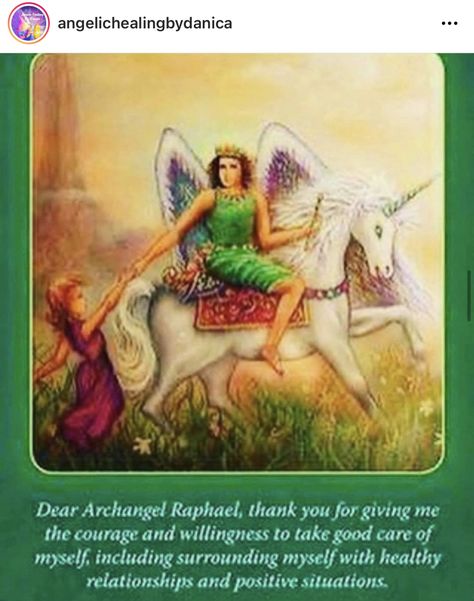 Archangel Raphael Healing, Angel Therapy, Healing Angels, Angel Signs, Angel Tarot, Angel Oracle Cards, I Believe In Angels, Archangel Raphael, Angel Prayers