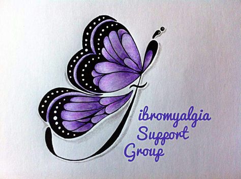 Support group Awareness Tattoo, Fibro Warrior, Special Tattoos, Tattoos For Women Half Sleeve, Gorgeous Tattoos, Women Writing, Autoimmune Disorder, Bead Loom Patterns, Hip Tattoo