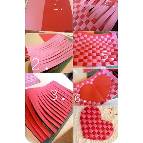 Saint Valentin Diy, Valentines Bricolage, Paper Weaving, Heart Crafts, Heart Quilt, Paper Heart, Weaving Projects, Construction Paper, Valentine's Day Diy