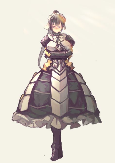 Overlord Narberal, Battle Maid, Overlord Anime, Art Fan, Anime Maid, An Anime, Anime Figures, Fantasy Character Design, Anime Character Design