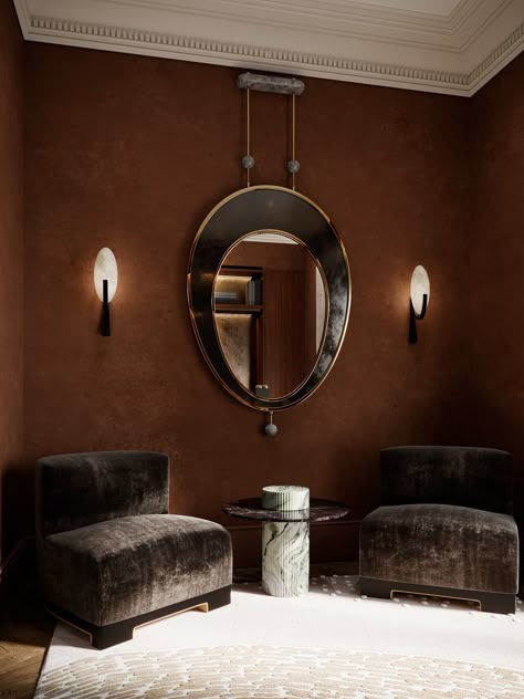 wall mirror Bedroom With Mirror, Luxury Wall Mirror, Mirror Wall Design, Mirrors Decor, Decorative Bathroom Mirrors, Bedroom Mirrors, Mirror Luxury, Modern Bathroom Mirrors, Traditional Beauty