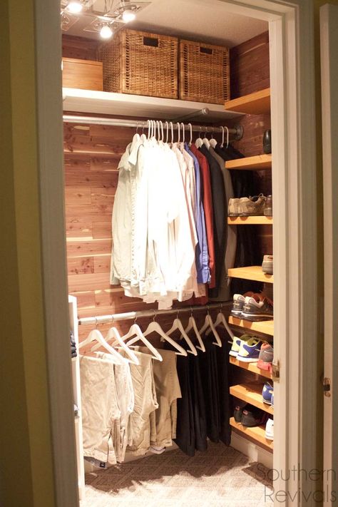 Man Closet, Closet Makeover Diy, Closet Redo, Front Closet, Coat Closet Organization, Organizar Closet, Entry Closet, Entryway Closet, Diy Shoe Rack