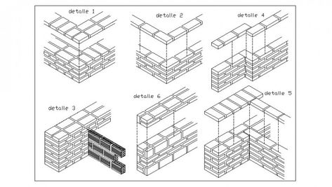 Bricks masonry construction laying 2d view layout file Electrical Cad, Masonry Construction, Brick Laying, Wall Brick, Brick Detail, Building Layout, Types Of Architecture, Scale Drawing, Drawing Block