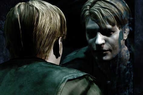 James Sunderland - Silent Hill 2 Silent Hill 2 Game, Silent Hill Wallpaper, Hill Wallpaper, Silent Hill Game, Gta V 5, Good Horror Games, Silent Hill 2, Mens Black Shirt, Resident Evil 2