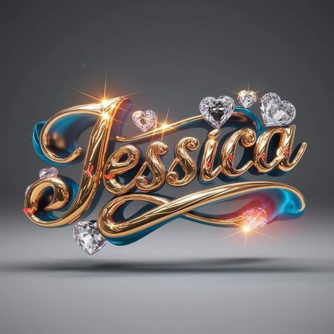 Jessica Name, Fonts Style, Tattoo Lettering Design, Beautiful Beach Pictures, Gallery Wallpaper, Pop Art Wallpaper, Name Wallpaper, Art Gallery Wallpaper, Tattoo Lettering