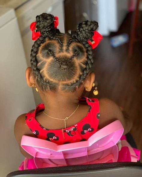 1,383 Likes, 29 Comments - Natural Hair Kids (@naturalhairkids) on Instagram: “So cute! ••••••••••••••••••••••••••••••••••••••••• ☑️ Need hairstyle inspiration? Download 400+…” Short Hair For Kids, Toddler Braided Hairstyles, Lil Girl Hairstyles, Kid Braid Styles, Kids' Braids, Toddler Hairstyles Girl, Black Kids Hairstyles, Natural Hairstyles For Kids, Baby Girl Hair