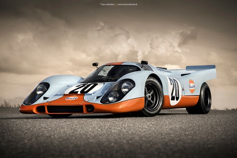 Porsche 917 RCR Gulf - Shot 3 | Porsche 917 Replica (RCR) Gu… | Flickr Porsche 917 Gulf, Porsche 9, Gulf Racing, Porsche Motorsport, Porsche 917, Classic Racing Cars, Gt Cars, Street Racing Cars, Classic Sports Cars