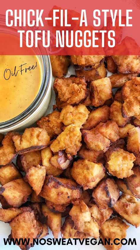 Chick Fil A Tofu Nuggets, Dairy Free Tofu Recipes, American Tofu Recipes, Kid Friendly Tofu Recipes, Honey Mustard Tofu, Vegan Honey Mustard, Easy Tofu, Tofu Nuggets, Tofu Recipes Healthy