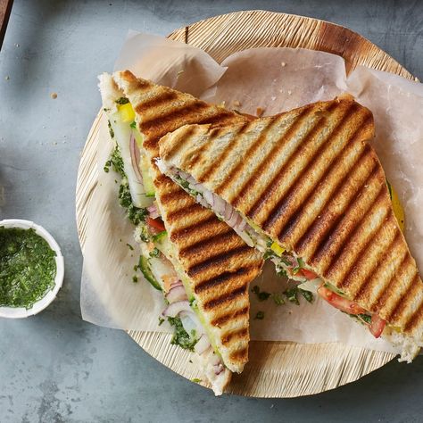 Grilled Sandwich Photography, Veg Grilled Sandwich, Sandwich Photography, Bombay Sandwich, Food Of India, Mix Veg, Panini Maker, Veg Sandwich, Amazing Food Photography