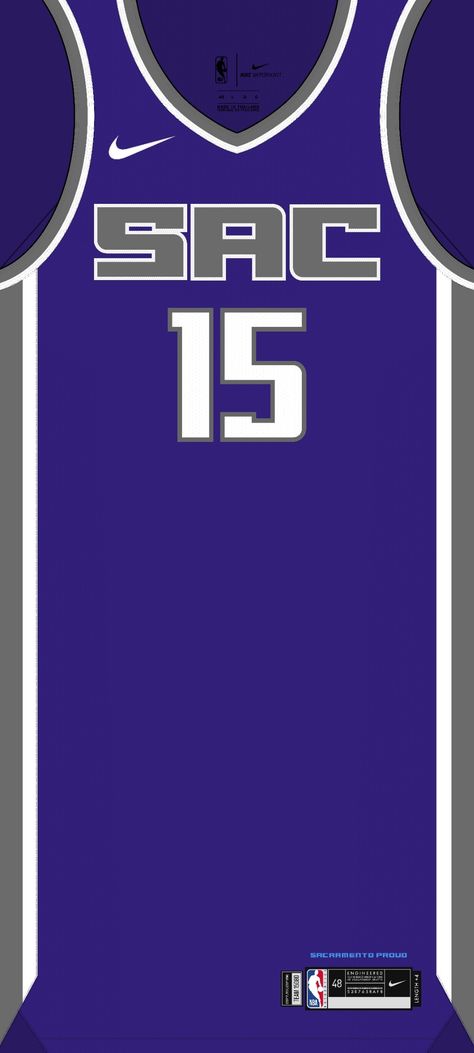 Sacramento Kings Jersey, Jersey Wallpaper, Nba Jerseys, Basketball Is Life, Sacramento Kings, Nba Jersey, Jersey Design, Sacramento, Nba