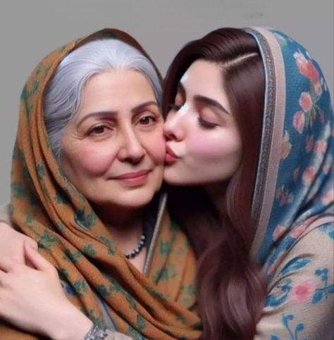 Mother Daughter Love, Mother Daughter Poses, Rare Features, Girly Dp, Cute Images For Dp, Cute Muslim Couples, Girly Images, Couple Photography Poses, Beautiful Hijab