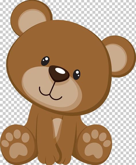 Brown Bear Illustration, Baby Shower Oso, Child Png, Teddy Bear Drawing, Clipart Animals, Idee Babyshower, Boy Baby Shower Ideas, Teddy Bear Clipart, Bear Wedding