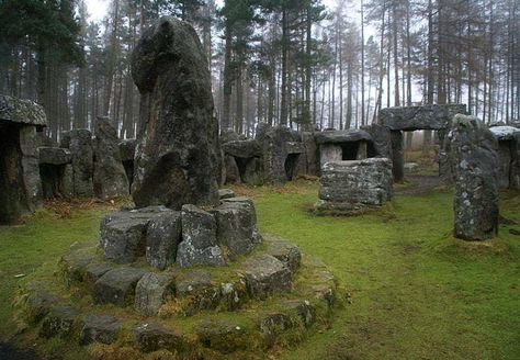 Druid's Temple, Ilton - North Yorkshire, England. Fair Folk Aesthetic, Celtic Magic Aesthetic, Pagan Aesthetic Nature, Pagan Astethic, Celtic Paganism Aesthetic, Fae Folk Aesthetic, Norse Paganism Aesthetic, Medieval Forest Aesthetic, Heathen Aesthetic