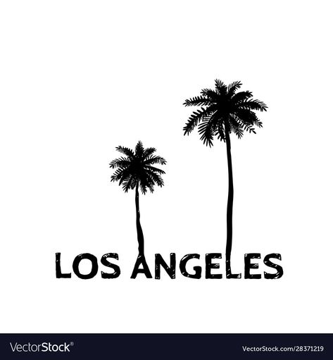 Palmtrees Illustration, Los Angeles Palm Trees, Palm Tree Vector, Chrysanthemum Tattoo, Memories Box, Palm Tree Silhouette, Nice Places, Vector Sketch, Sketch Illustration