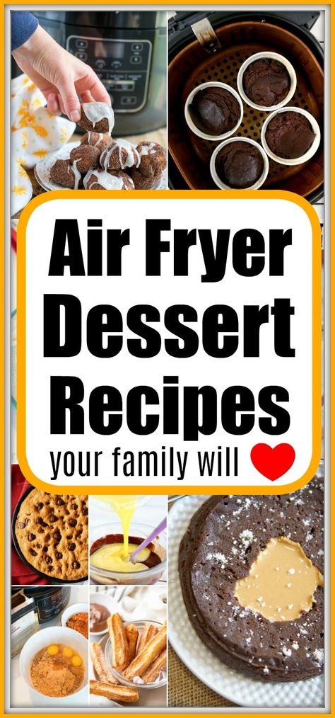 Easy Air Fryer Cake Recipes, Ninja Dessert Recipes, Baking Recipes For Air Fryer, Unusual Air Fryer Recipes, Creative Air Fryer Recipes, Ninja Air Fryer Dessert Recipes, Ninja Foodie Dessert Recipes, What Can You Make In An Air Fryer, Airfry Cake Recipes