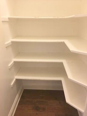 Narrow Pantry Remodel, Stairs Pantry, Under Stairs Pantry, Narrow Pantry, Pantry Redo, Pantry Renovation, Closet Under Stairs, Goodwill Hunting, Pantry Closet Design