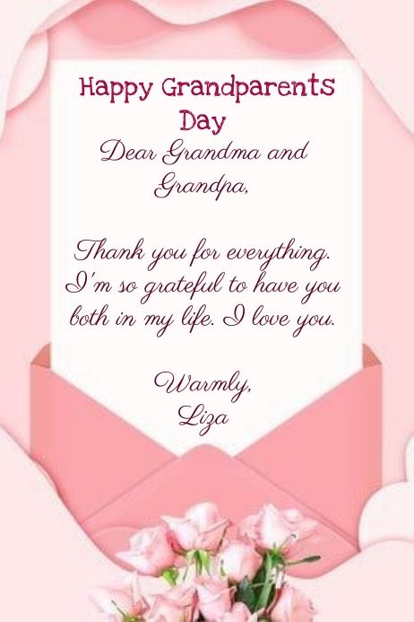 Happy National Grandparents Day National Grandparents Day, Happy Grandparents Day, Grandma And Grandpa, Online Ads, Grandparents Day, Love You, Design