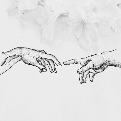 The Creation Of Adam Tattoo, Creation Of Adam Tattoo, Adam Tattoo, Font Idea, Basic Sketch, Tato Dada, Tatuagem Masculina Pequena, Kunst Tattoos, The Creation Of Adam