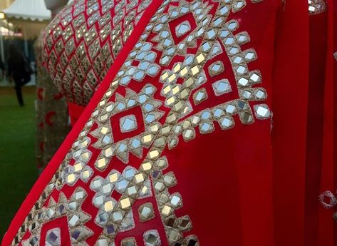 Beautiful mirror work. Raja Kumari, Mirror Work Embroidery, Diwali 2024, Mirror Dress, Bride Collection, Bollywood Theme, Mirror Embroidery, Zardozi Embroidery, Latest Dress Design