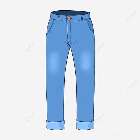 Cartoon Pants Drawing, Pant Drawing, Pants Clipart, Clothes Animation, Jean Drawing, Jeans Cartoon, Jeans Png, Jeans Drawing, Jeans Art