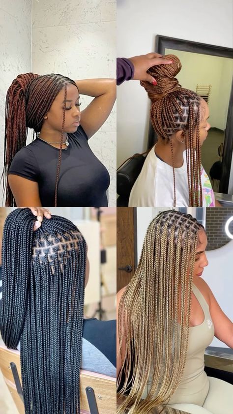 #BEAUTY, #RELATIONSHIPS #Fashion #Animals #Outfits #Winter Outfits #Animals New Box Braid Hairstyles, Braids For Indian Hair, Curly Micro Braids Hairstyles, Cute Protective Hairstyles Braids, Knotless Braids Hairstyles Styles, Short Braids Ideas, Long Micro Braids, Color Braids For Black Women, Small Braids Hairstyles