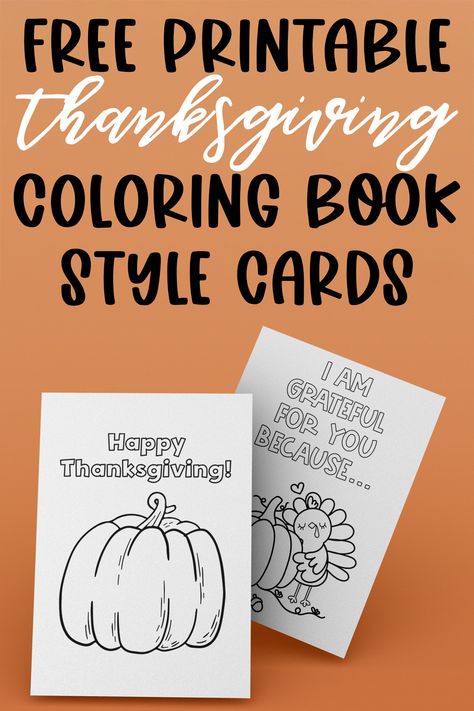 Thankful Cards For Teachers, Thanksgiving Cards For Kids Homemade, Thanksgiving Card For Teacher, Thankful Cards Thanksgiving, Free Thanksgiving Coloring Pages Kids, Free Printable Thanksgiving Cards, Thanksgiving Kids Activities Printables, Handmade Thanksgiving Card Ideas, Thankful Cards Printable