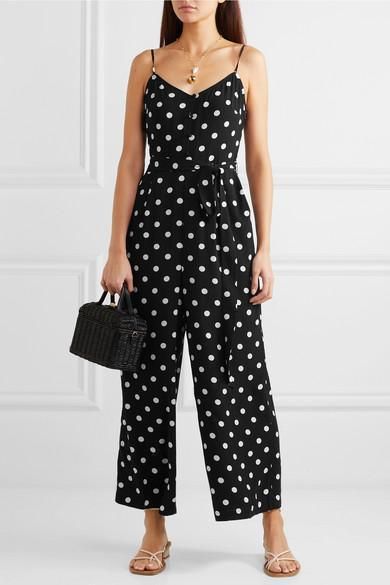 Vintage Style Outfits Retro, Indian Designer Suits, Polka Dot Jumpsuit, Jersey Jumpsuit, African Clothing Styles, Latest African Fashion Dresses, Pantalon Large, Vintage Style Outfits, Wide Leg Jumpsuit