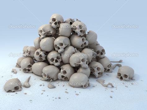 Pile Of Bones Drawing, Pile Of Skulls Drawing, Pile Of Bones, Bones Drawing, Pile Of Skulls, Skull Reference, Stippling Art, Global Food, Skulls Drawing