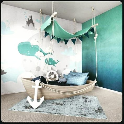 Ocean Room, Design Your Own Home, Nursery Room Design, Baby Boy Room Nursery, Nursery Room Inspiration, Toddler Bedrooms, Designing Bedroom, Own House, House Design Games