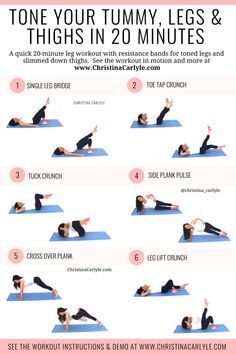 A 20 minute ab and leg workout for women by trainer Christina Carlyle. Leg And Ab Workout, Ab Workout With Weights, Intense Ab Workout, Beginner Ab Workout, Weight Chart, 12 Minute Workout, Exercise To Reduce Thighs, Leg Workout At Home, Toned Tummy