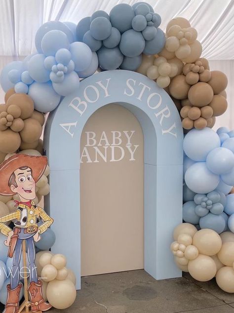 March Baby Shower Ideas Boy, A Boy Story Baby Shower Ideas, Its A Boy Story Baby Shower Ideas, Toy Story Baby Shower Ideas, March Baby Shower, Toy Story Baby, Baby Shower Venues, March Baby, Pastel Baby Shower