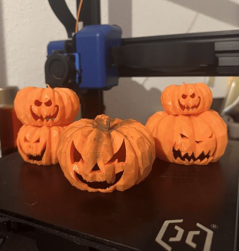 #HALLOWEENXCULTS 7 different models of carved pumpkins for your Halloween decoration, I just printed 4 of them, but you can check the others in the last picture. They are opened below for you to introduce a little electric candle Pumpkin 3d, Carved Pumpkins, 3d Printing Art, Electric Candle, Electric Candles, Halloween Decoration, Banner Ads, Pumpkin Carving, 3d Design