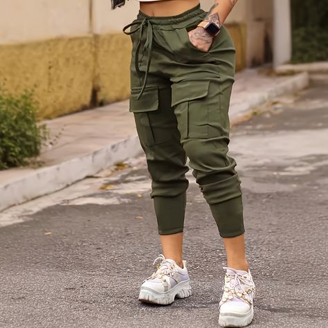 Faster shipping. Better service Jogger Cargo Pants, Sweatshirt Jean Jacket, Cropped Cargo Pants, Women Cargo Pants, Outdoor Pants, Cargo Joggers, Women Cargos, Active Leggings, Cargo Pants Men