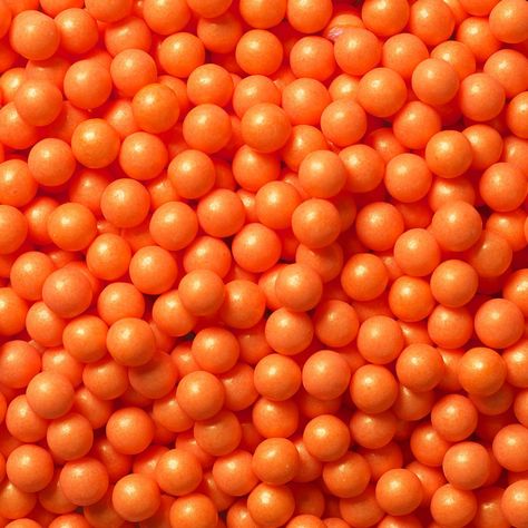 Pearl Orange Candy Beads - PH-753810B | Country Kitchen SweetArt Pearl Astethic, Halloween Candy Aesthetic, Candy Lyrics, Candy Film, Candy Aesthetic, Sixlets Candy, Hard Candy Recipes, Hard Candy Molds, Candy Beads