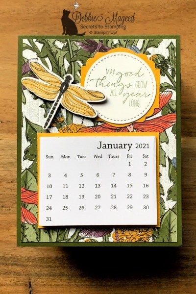 Dandy Wishes Calendar Cards by Stampin' Up! Handmade Desk Calendar, Scrapbooking Room, Diy Desk Calendar, Easel Calendar, Mini Desk Calendar, Omar Khayyam, Prints Ideas, Calendar Cards, Dragonfly Garden