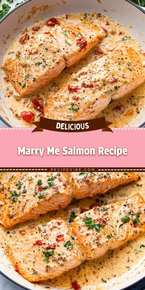 Looking to spice up your dinner routine with a seafood delight? The Marry Me Salmon Recipe combines taste and elegance for a dish that’s sure to impress! Perfect for special occasions or weeknight meals, remember to save this recipe for your next seafood dinner adventure! Marry Me Salmon, Creamy Garlic Parmesan Sauce, Seafood Delight, Creamed Onions, Salmon Dinner, Sun Dried Tomatoes, Salmon Recipe, Seafood Dinner, Romantic Dinner