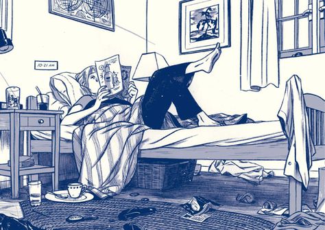 An excerpt from Mariko and Jillian Tamaki’s graphic novel “This One Summer.” Jillian Tamaki, Multimedia Art, Graphic Novel Art, One Summer, Drawing Inspiration, Graphic Novel, A Black, A Book, Comic Art