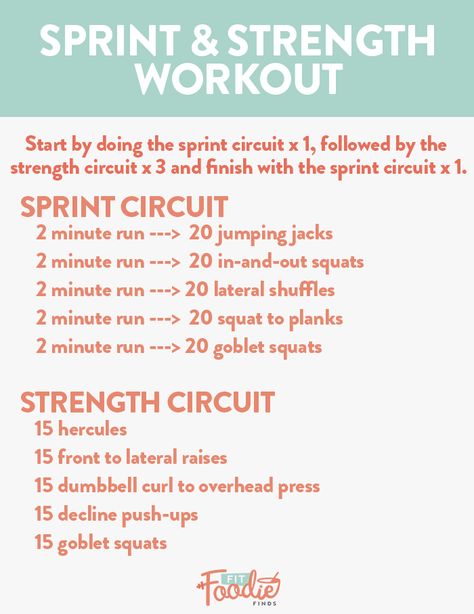 Combine two minute treadmill sprints with a strength training circuit for the ultimate full body sprint and strength workou Treadmill Circuit With Weights, Sprint Circuit Workout, Treadmill And Weights Circuit, Treadmill Sprints, Fitness Circuits, Treadmill Hiit, Running Games, Hiit Treadmill, Circuit Workouts