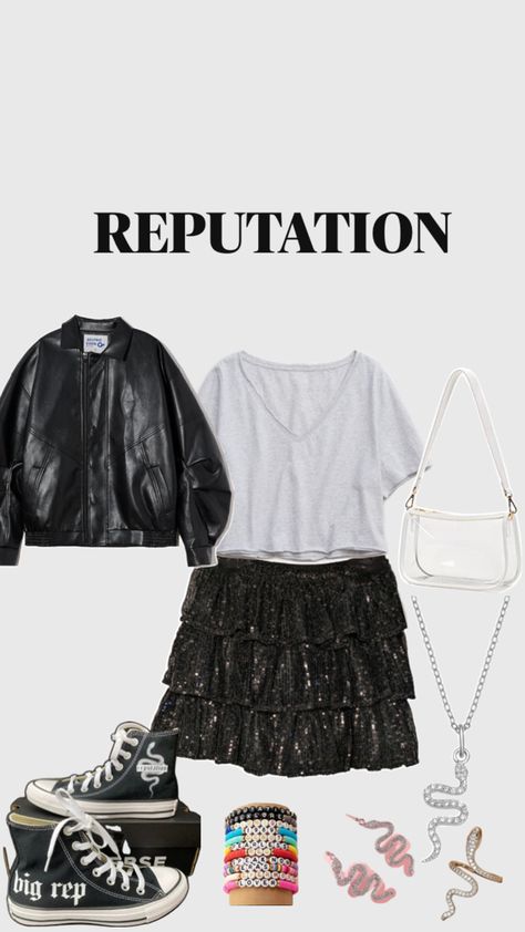 Taylor swift eras tour outfit idea “reputation” Taylor Swift Rep Outfits, Rep Outfits, Reputation Era Outfits, Reputation Outfits Ideas, Taylor Swift Reputation Era Outfits, Taylor Swift Eras Tour Reputation, Eras Tour Reputation, Taylor Swift Eras Tour Outfit, Eras Tour Outfit