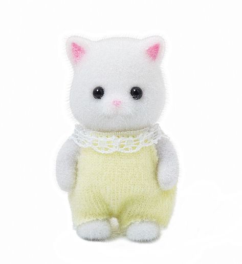 Sylvanian Families Calico Critters Persian Cat Baby | eBay Calico Critter Art, Cat Calico Critter, Matt Core, Critters 3, Jellycat Stuffed Animals, Calico Critters Families, Calico Critter, Sylvanian Family, Crochet Car